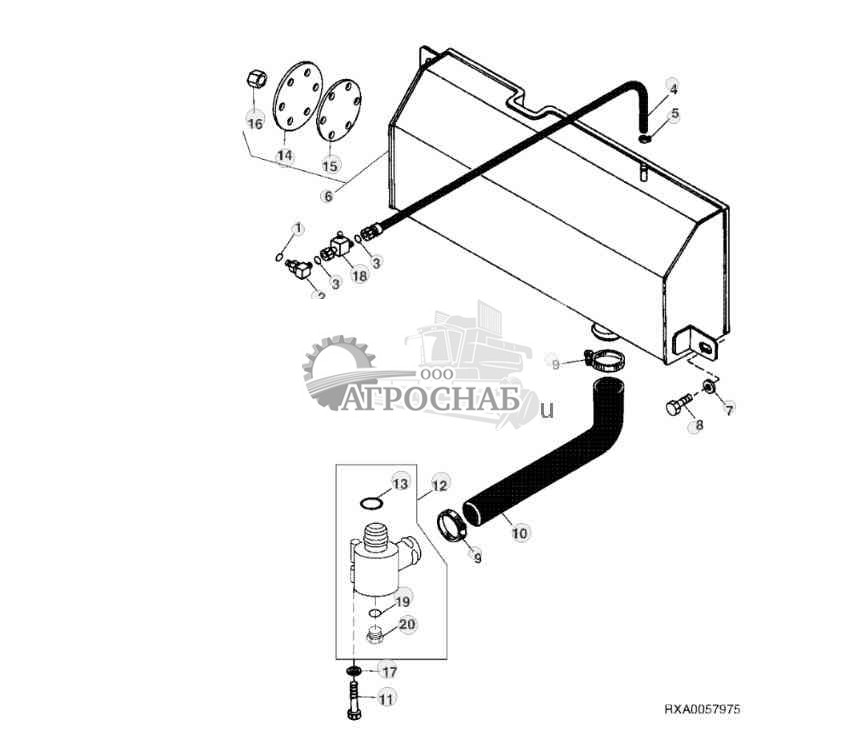 AUXILIARY RESERVOIR (12-SPEED SYNCRO24-SPEED POWRSYNC) 